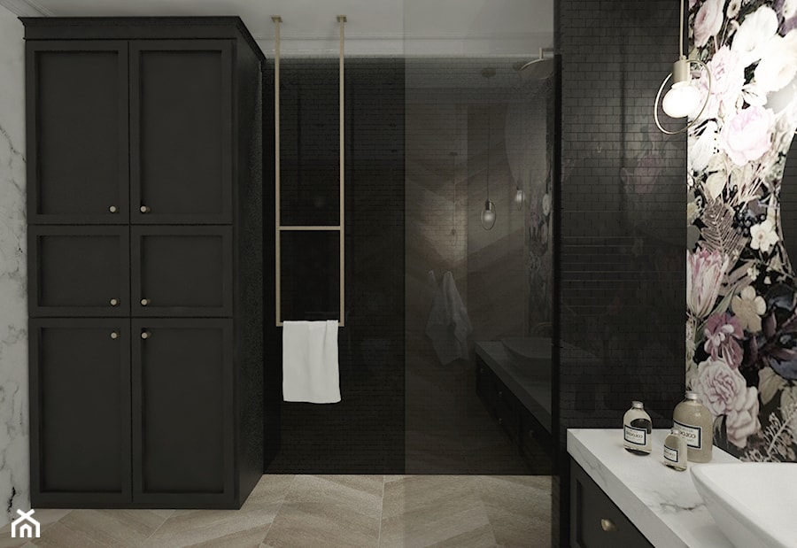 Łazienka inna niż wszystkie - Średnia bez okna łazienka, styl glamour - zdjęcie od Illa Design