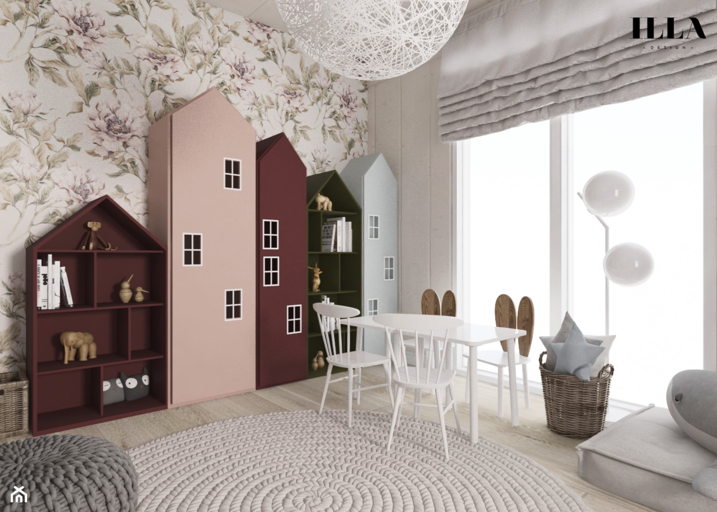 Drewniany dom pod Krakowem - Pokój dziecka, styl skandynawski - zdjęcie od Illa Design - Homebook