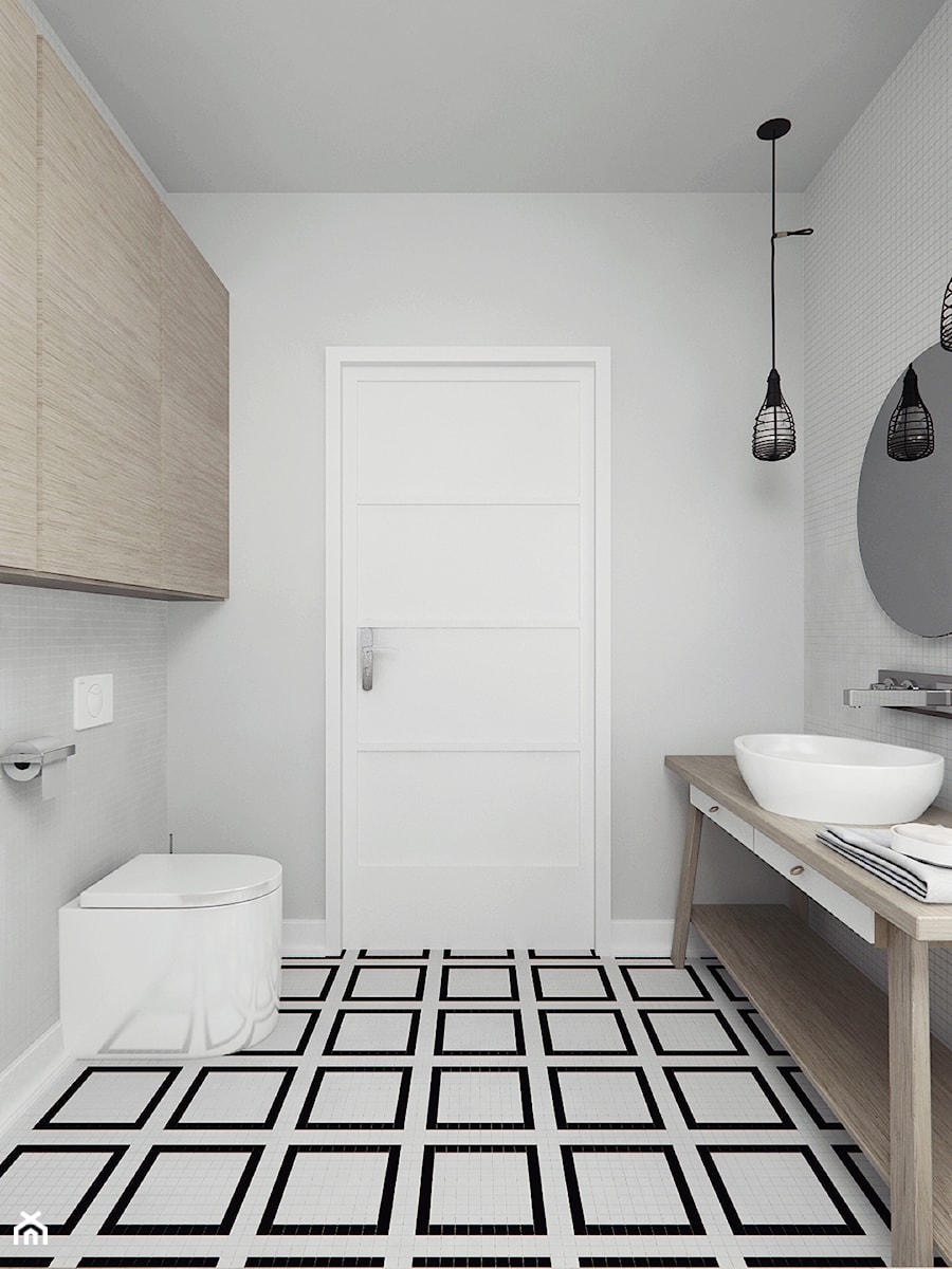Mieszkanie na poddaszu - Średnia łazienka - zdjęcie od Illa Design