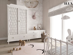 Projekt wnętrz drewnianego domu - Pokój dziecka, styl tradycyjny - zdjęcie od Illa Design