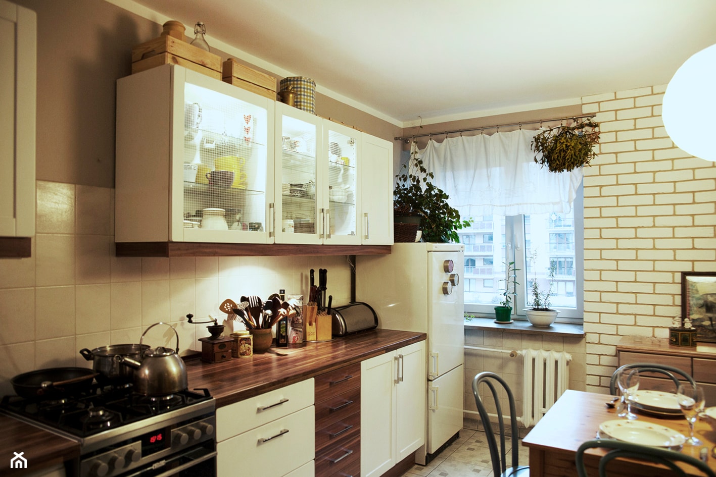 Mieszkanie 2pokojowe moich rodziców - Kuchnia, styl nowoczesny - zdjęcie od Katarzyna Łagowska - Homebook