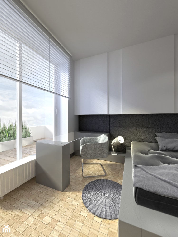Luksusowy apartament - Sypialnia, styl nowoczesny - zdjęcie od Pracownia InSide