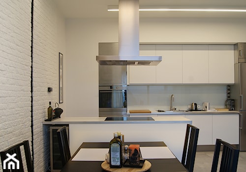Męskie wnętrze - Kuchnia, styl minimalistyczny - zdjęcie od Pracownia InSide