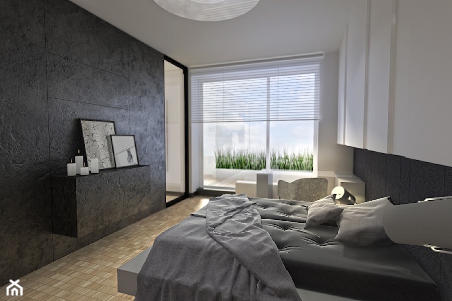 Luksusowy apartament - Sypialnia, styl nowoczesny - zdjęcie od Pracownia InSide