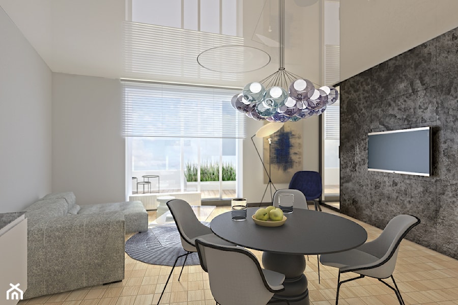 Luksusowy apartament - Salon, styl nowoczesny - zdjęcie od Pracownia InSide