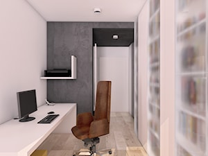 Rude wnętrze - Średnie białe szare biuro, styl nowoczesny - zdjęcie od Pracownia InSide