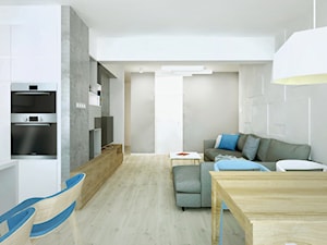 Eleganckie wnętrze - Salon, styl nowoczesny - zdjęcie od Pracownia InSide
