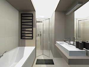 Luksusowy apartament - Łazienka, styl nowoczesny - zdjęcie od Pracownia InSide