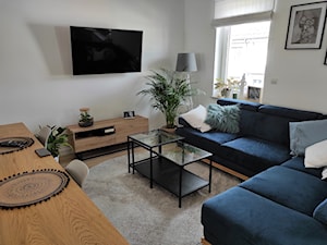 Mieszkanie w stylu soft loft - Salon, styl skandynawski - zdjęcie od Kavalerka Studio