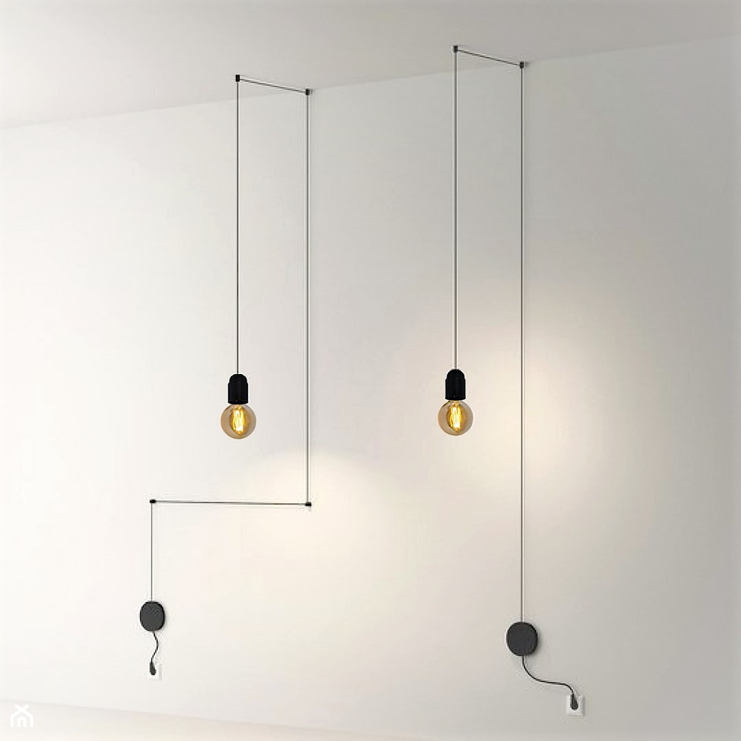 Lampa Cable black - zdjęcie od 4FunDesign - Homebook