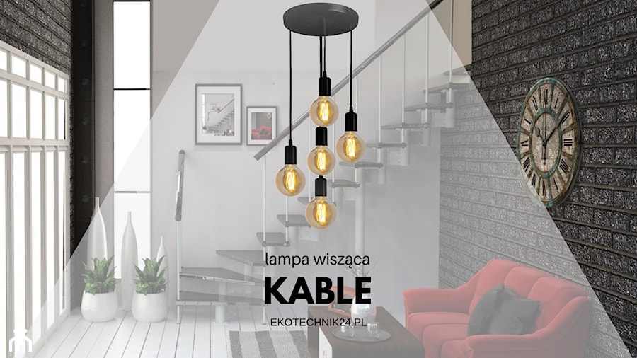 Lampa wisząca Kable - Ekotechnik24.pl - zdjęcie od 4FunDesign
