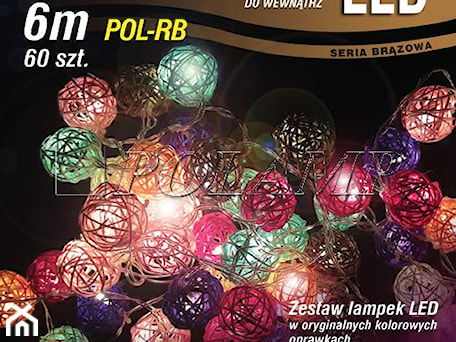 Aranżacje wnętrz - Salon: Lampki choinkowe LED - ratanowe kulki. - 4FunDesign. Przeglądaj, dodawaj i zapisuj najlepsze zdjęcia, pomysły i inspiracje designerskie. W bazie mamy już prawie milion fotografii!