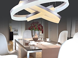 Lampa LED Ring 408 - idealna do nowoczesnego salonu.