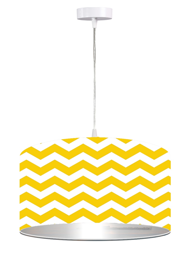 Lampa wisząca Biel i żółć - zdjęcie od 4FunDesign - Homebook