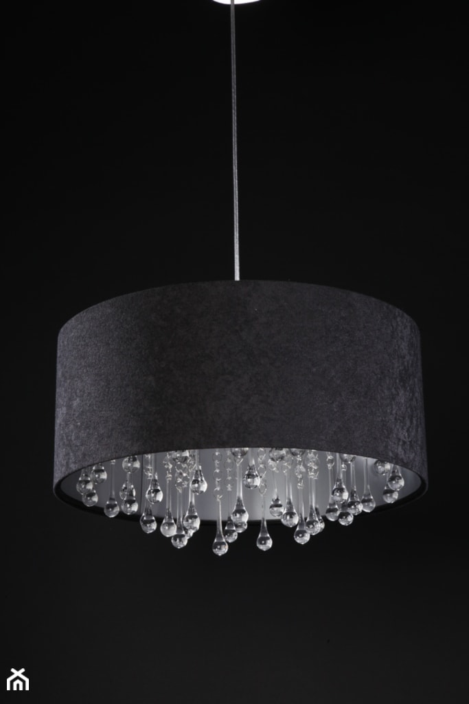 Lampa wisząca Crystal black - silver. - zdjęcie od 4FunDesign