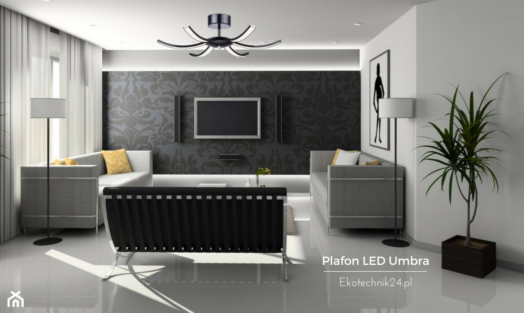 Plafon LED Umbra - zdjęcie od 4FunDesign - Homebook
