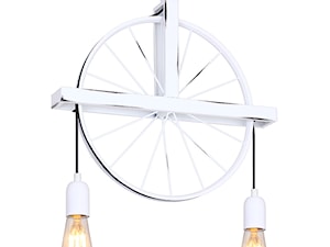 Żyrandol Bicycle Wheel white I. - zdjęcie od 4FunDesign
