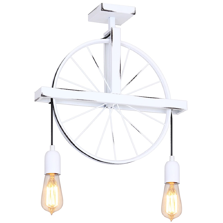 Żyrandol Bicycle Wheel white I. - zdjęcie od 4FunDesign