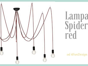 Lampa Pająk Red - Ekotechnik24.pl - zdjęcie od 4FunDesign