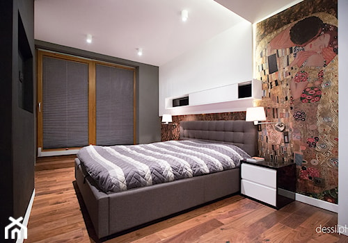 Naramowice mieszkanie 70m2 - Sypialnia, styl nowoczesny - zdjęcie od Dessi