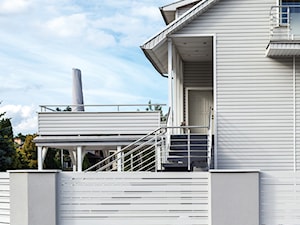 Białe ogrodzenie aluminiowe - zdjęcie od XCEL Ogrodzenia