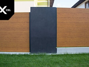 Ogrodzenie aluminiowe, które wygląda jak ogrodzenie drewniane - zdjęcie od XCEL Ogrodzenia