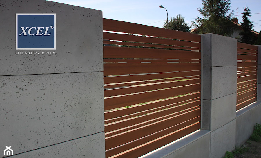 Ogrodzenie Aluminiowe Warszawa Horizon Wood - zdjęcie od XCEL Ogrodzenia