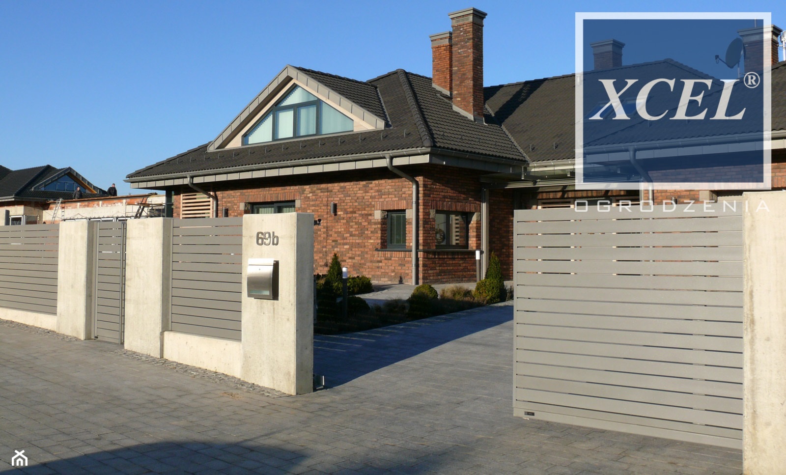 XCEL Horizon - nowoczesne ogrodzenie aluminiowe - zdjęcie od XCEL Ogrodzenia - Homebook