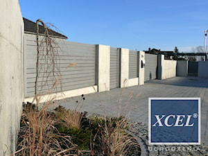 Nowoczesne ogrodzenie XCEL beton architektoniczny - zdjęcie od XCEL Ogrodzenia