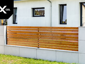 Drewnopodobne ogrodzenie aluminiowe - zdjęcie od XCEL Ogrodzenia