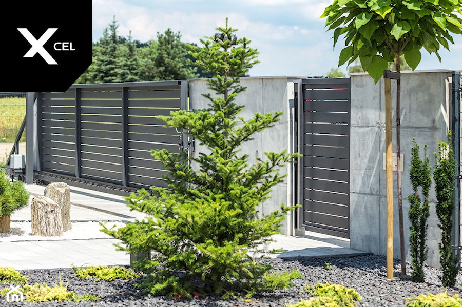 Nowoczesne ogrodzenie aluminiowe Arete Horizon - zdjęcie od XCEL Ogrodzenia