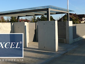 Ogrodzenie aluminiowe XCEL Horizon beton - zdjęcie od XCEL Ogrodzenia