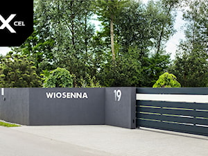 Nowoczesne ogrodzenie aluminiowe Horizon Massive - zdjęcie od XCEL Ogrodzenia