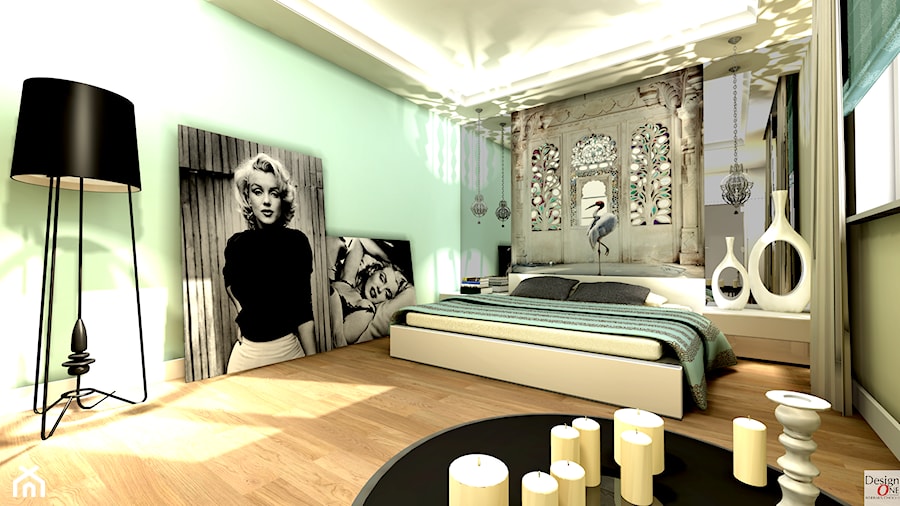 Sypialnia z Marilyn - zdjęcie od Design One Barbara Chociej