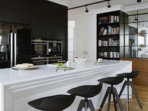 Penthouse rodzinny - Kuchnia, styl nowoczesny - zdjęcie od HOLA DESIGN