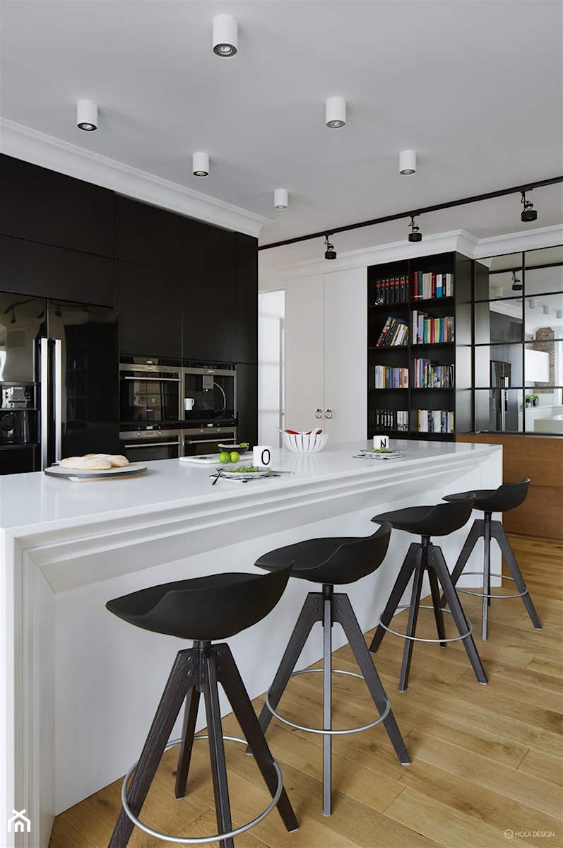 Penthouse rodzinny - Kuchnia, styl nowoczesny - zdjęcie od HOLA DESIGN