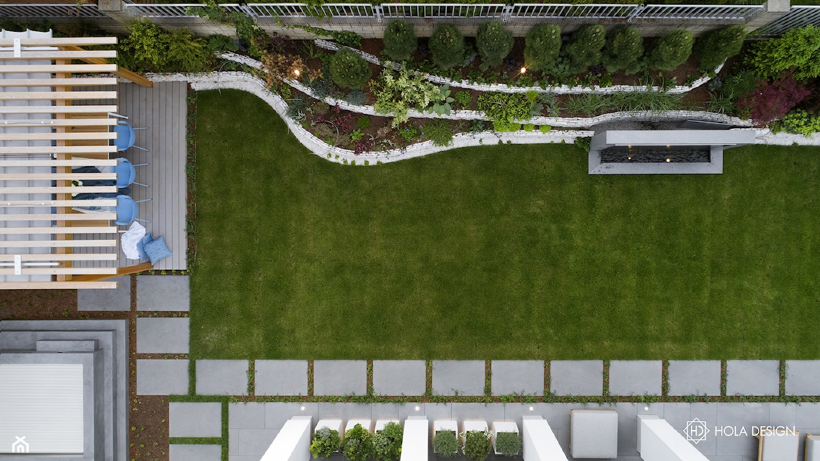 Bliżej świata - Duży ogród za domem - zdjęcie od HOLA DESIGN - Homebook