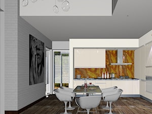 Wnętrze domku jednorodzinnego - Kuchnia, styl nowoczesny - zdjęcie od Ewa Weber - Pracownia Projektowa