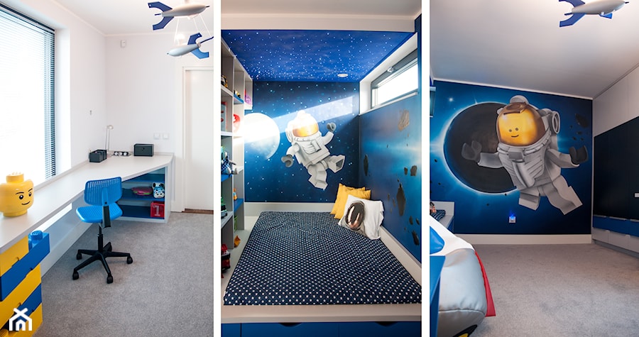 pokój chłopca Kosmos z Lego - konkurs - zdjęcie od Ewa Weber - Pracownia Projektowa