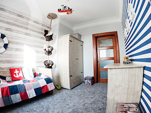 Pokój dla chłopca, inspirowany morzem - konkurs - zdjęcie od Ewa Weber - Pracownia Projektowa