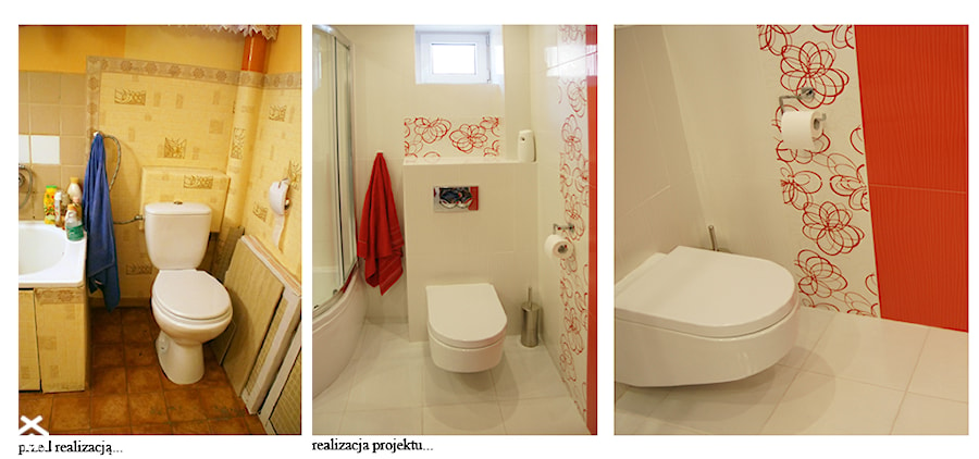Projekt i realizacja łazienki w bloku - Łazienka - zdjęcie od Ewa Weber - Pracownia Projektowa