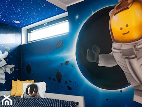 Aranżacje wnętrz - Pokój dziecka: pokój chłopca Kosmos z Lego - konkurs - Ewa Weber - Pracownia Projektowa. Przeglądaj, dodawaj i zapisuj najlepsze zdjęcia, pomysły i inspiracje designerskie. W bazie mamy już prawie milion fotografii!
