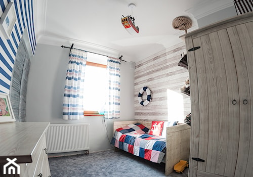 Pokój dla chłopca, inspirowany morzem - konkurs - zdjęcie od Ewa Weber - Pracownia Projektowa