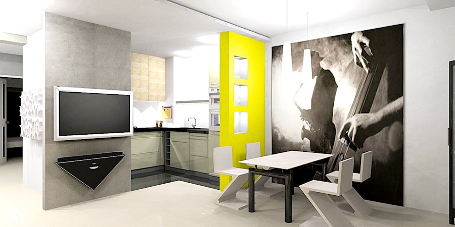 mieszkanie nowoczesne - Jadalnia, styl nowoczesny - zdjęcie od BB Projekt
