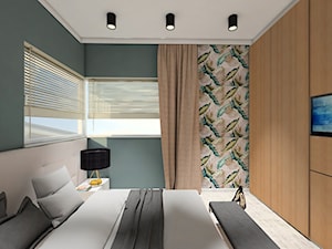 DOM NA ZŁOTNIE - Średnia szara sypialnia, styl nowoczesny - zdjęcie od LUIZA STAR