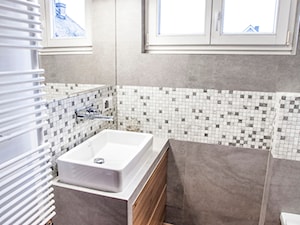 Reazlizacja łazienki z płytką drewnopodobną - Łazienka - zdjęcie od LIL'LET arch. Karolina Lewandowska