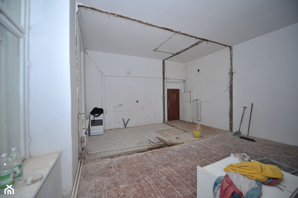 Wnętrze po usunięciu ścian. - zdjęcie od ILLUMISTUDIO - Homebook