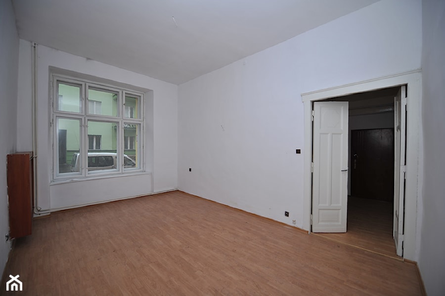 Wnętrze zastane - pomieszczenie nr 1 - salon i jedyny pokój w mieszkaniu. - zdjęcie od ILLUMISTUDIO