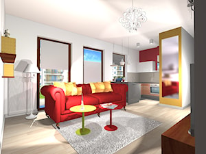 Mieszkanie w stylu Glamour - Salon, styl glamour - zdjęcie od Tetate