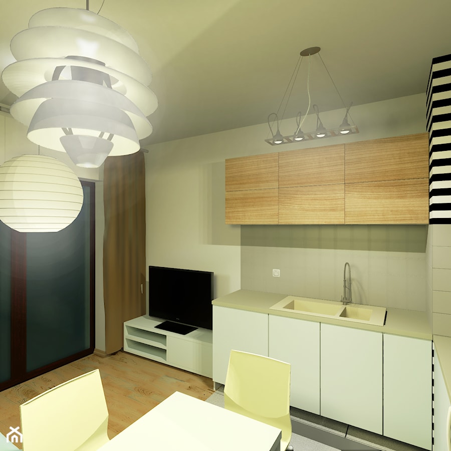 Apartament 02 - Kuchnia - zdjęcie od MH-PROJEKT